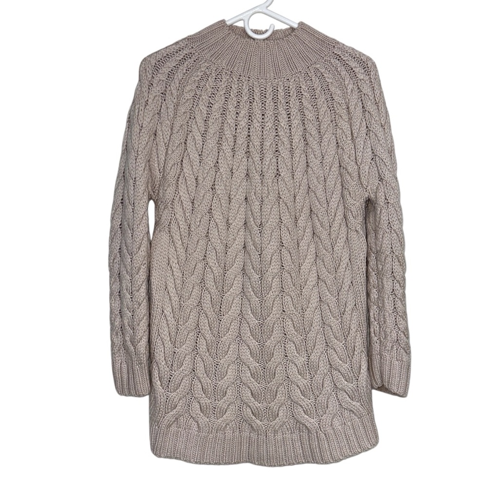Sezane 100% Merino Wool Natural Drew Sweater Dress - Picture 5 of 11
